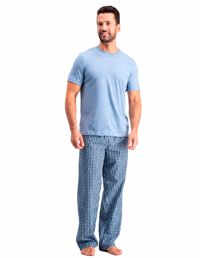 Pijama Masculina Pantalón a Cuadros
