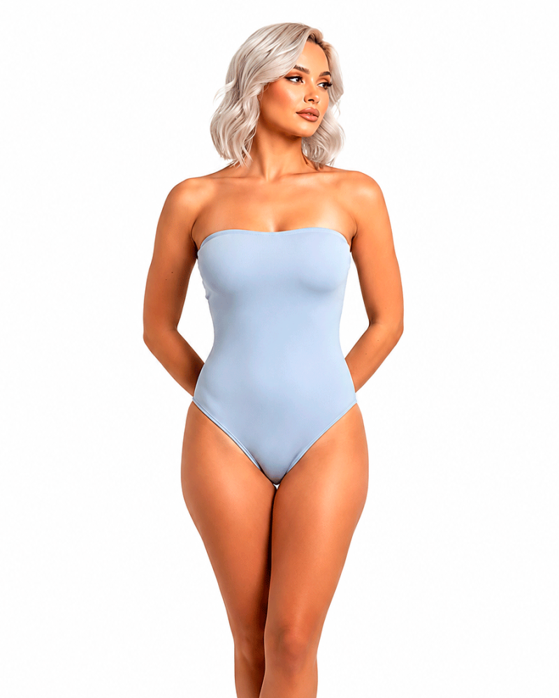 Body femenino strapless